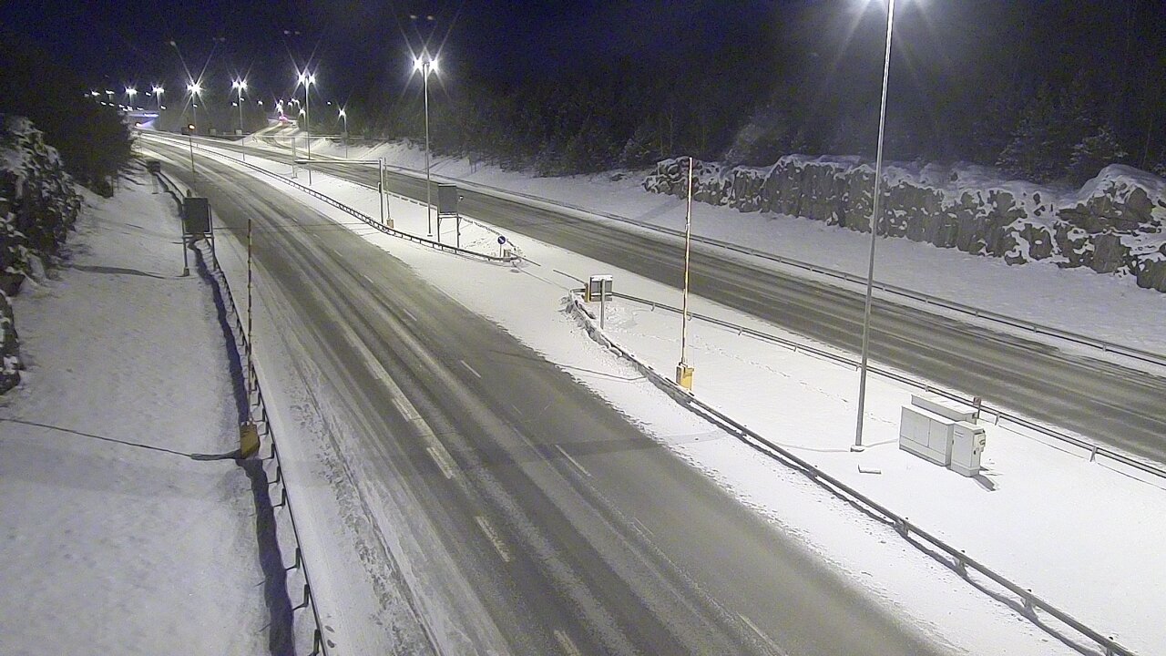 Kelikamerat Kuva Tie 1 Lohja, Tervakorpi, puomi länsi, Lohja, Uusimaa