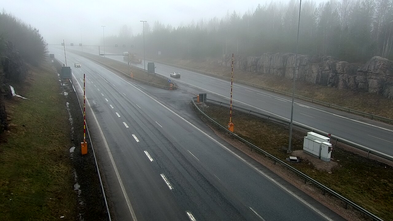 Weather Camera Image Road 1 Lohja, Tervakorpi, puomi länsi, Lohja, Uusimaa