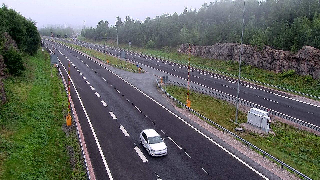 Weather Camera Image Väg 1 Lojo, Tervakorpi, puomi länsi, Lohja, Uusimaa