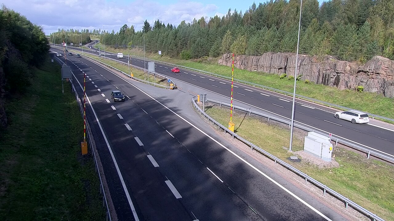 Weather Camera Image Väg 1 Lojo, Tervakorpi, puomi länsi, Lohja, Uusimaa