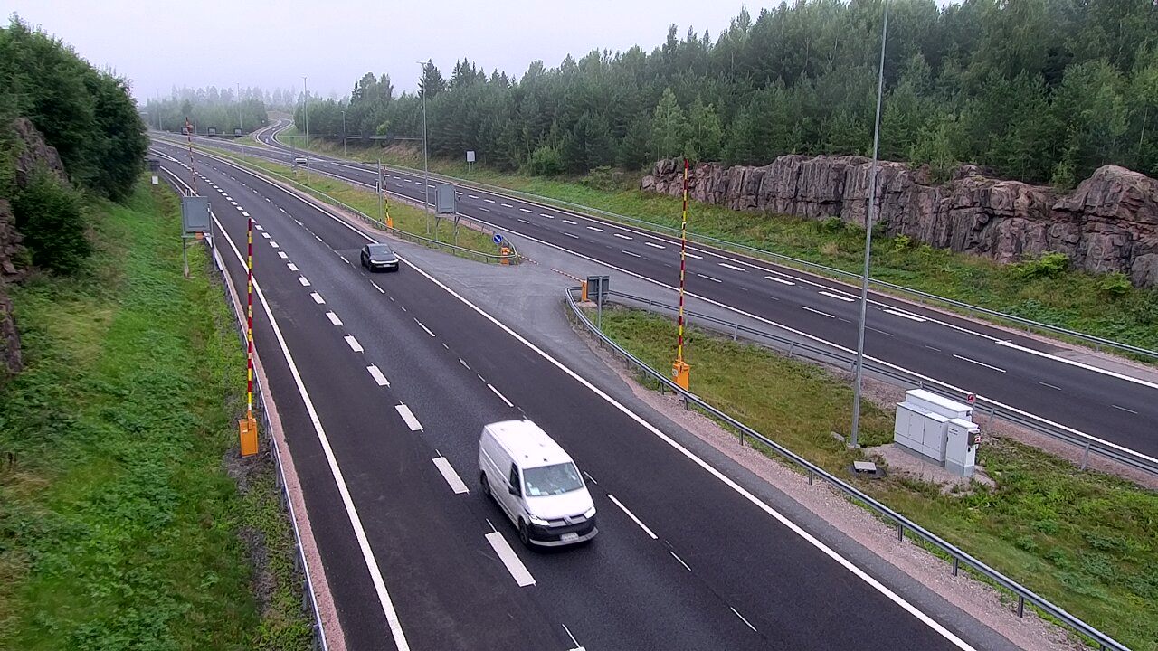 Weather Camera Image Väg 1 Lojo, Tervakorpi, puomi länsi, Lohja, Uusimaa