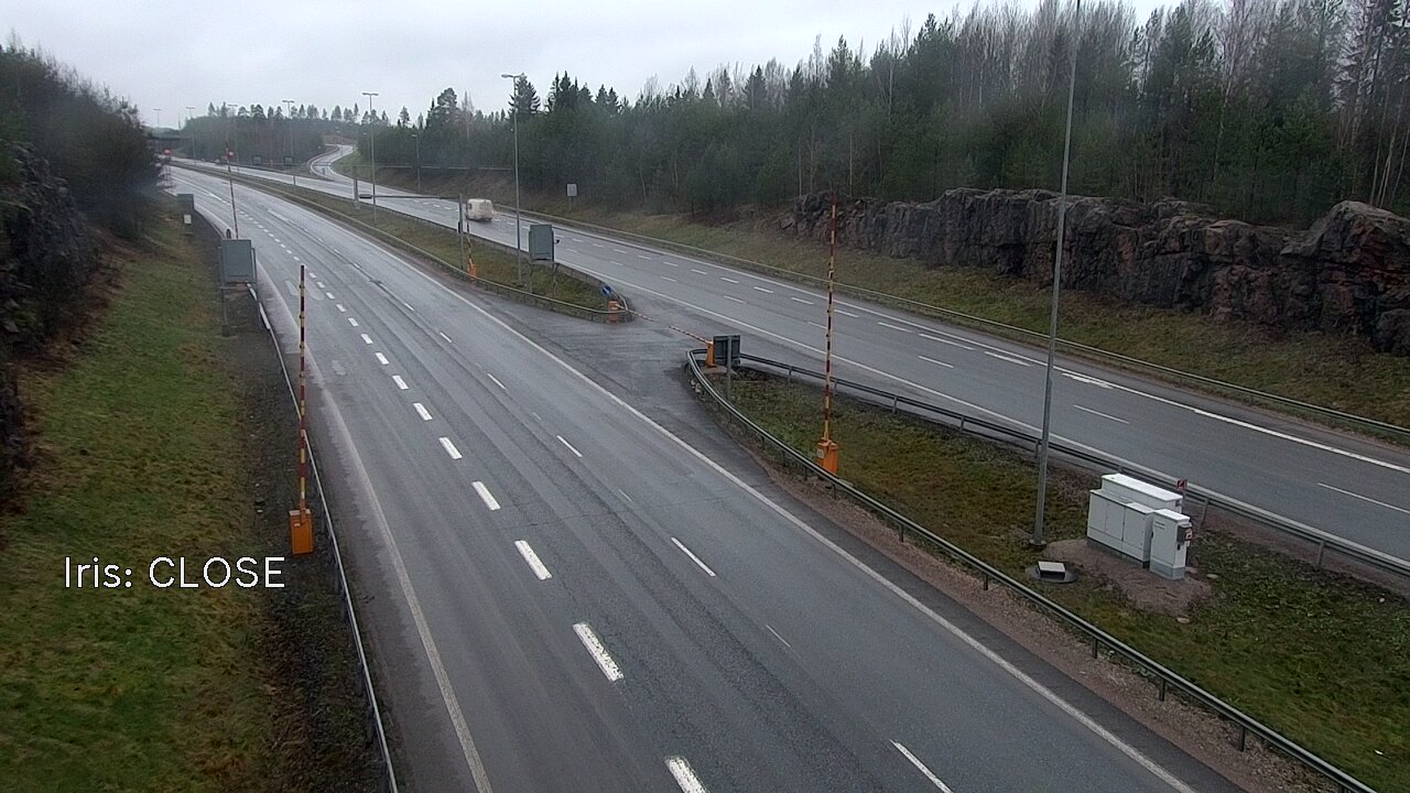 Weather Camera Image Väg 1 Lojo, Tervakorpi, puomi länsi, Lohja, Uusimaa