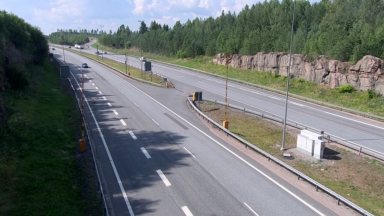 Weather Camera Image Väg 1 Lojo, Tervakorpi, puomi länsi, Lohja, Uusimaa