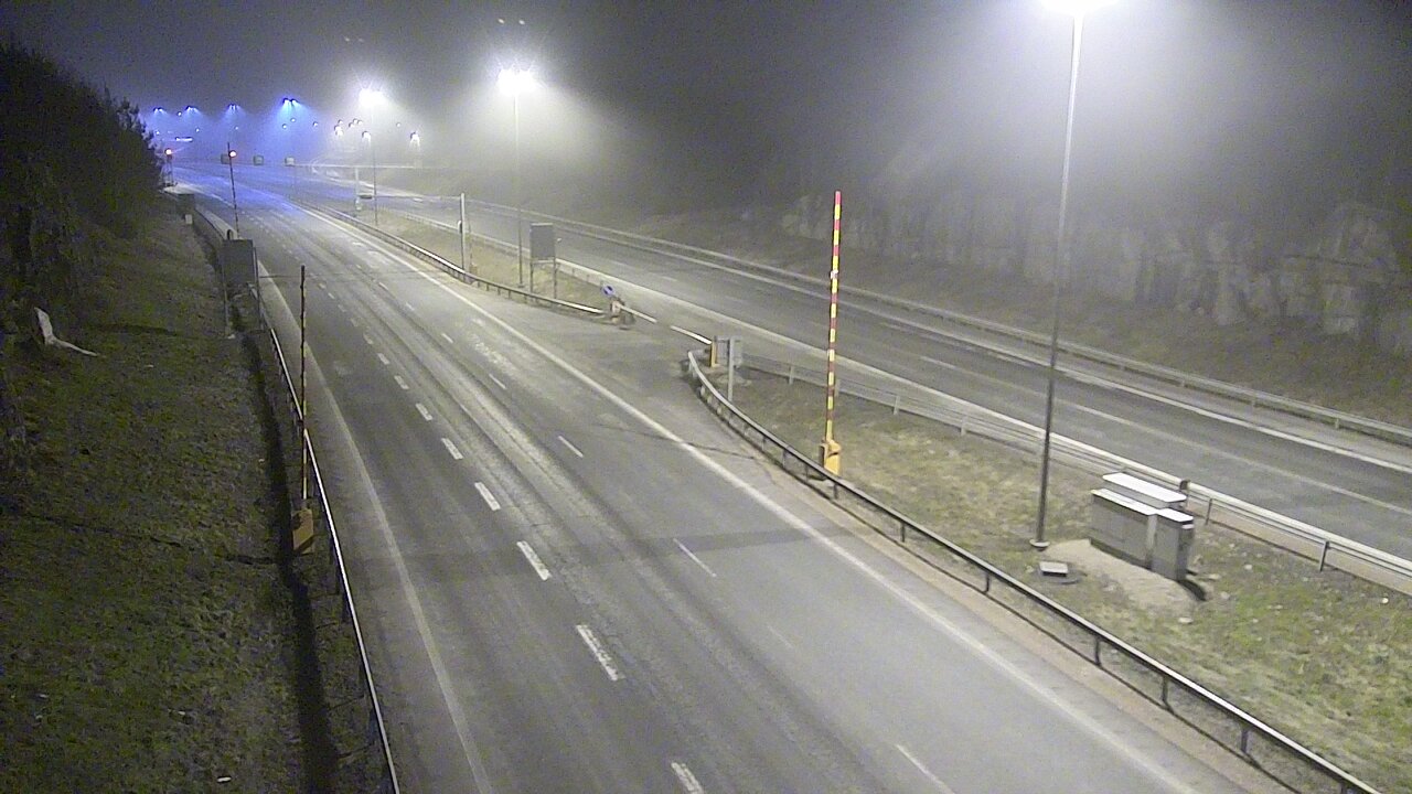 Kelikamerat Kuva Tie 1 Lohja, Tervakorpi, puomi länsi, Lohja, Uusimaa