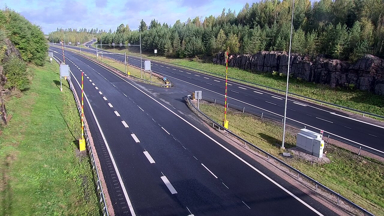 Weather Camera Image Road 1 Lohja, Tervakorpi, puomi länsi, Lohja, Uusimaa