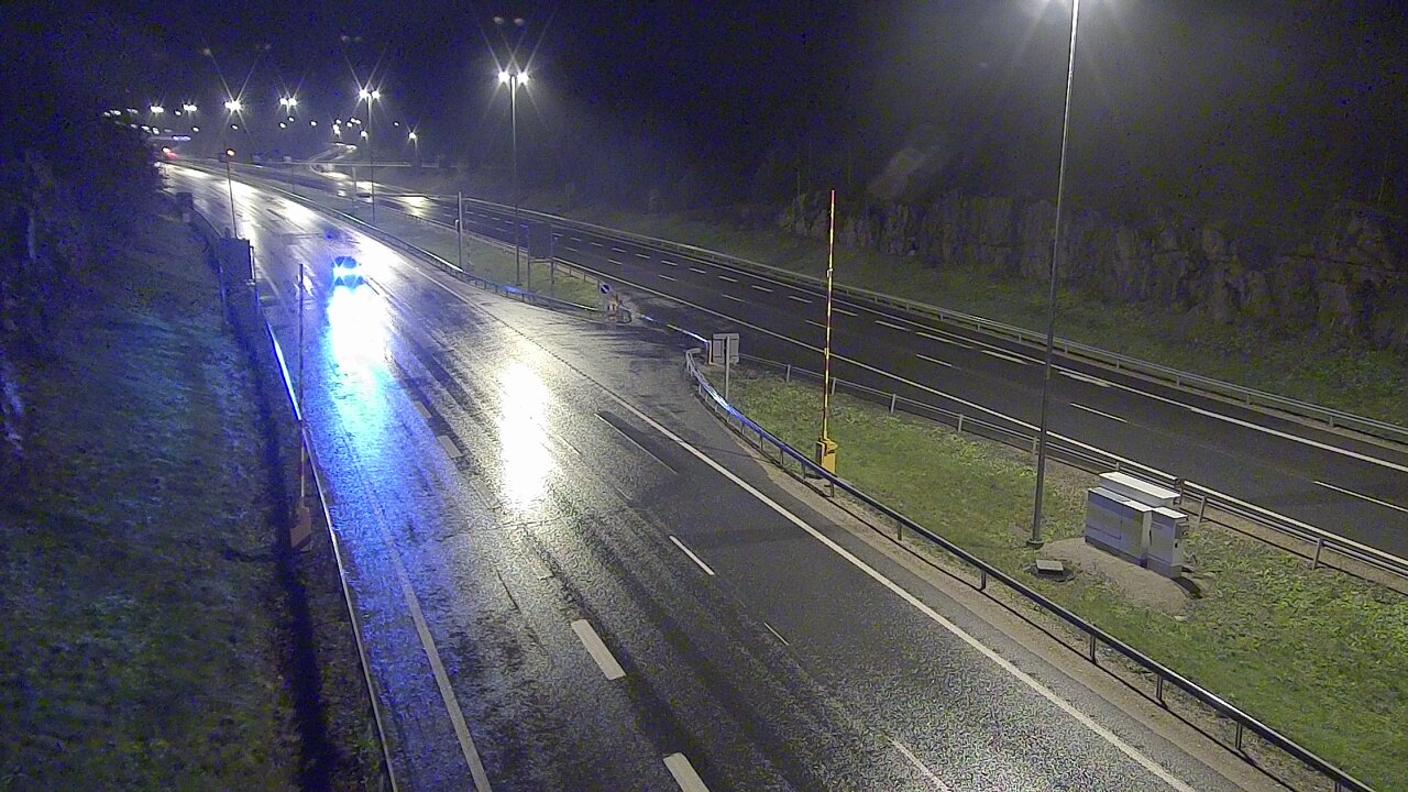 Kelikamerat Kuva Tie 1 Lohja, Tervakorpi, puomi länsi, Lohja, Uusimaa