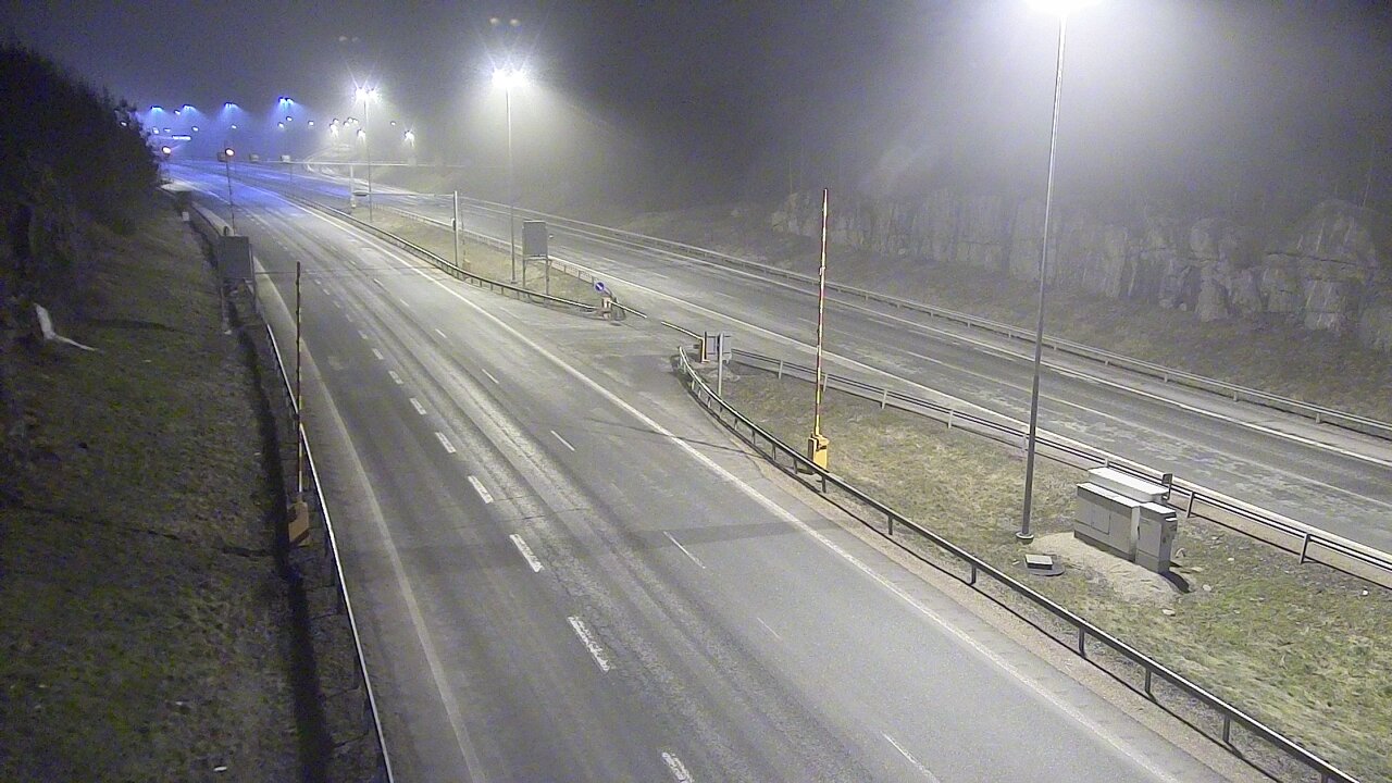 Kelikamerat Kuva Tie 1 Lohja, Tervakorpi, puomi länsi, Lohja, Uusimaa