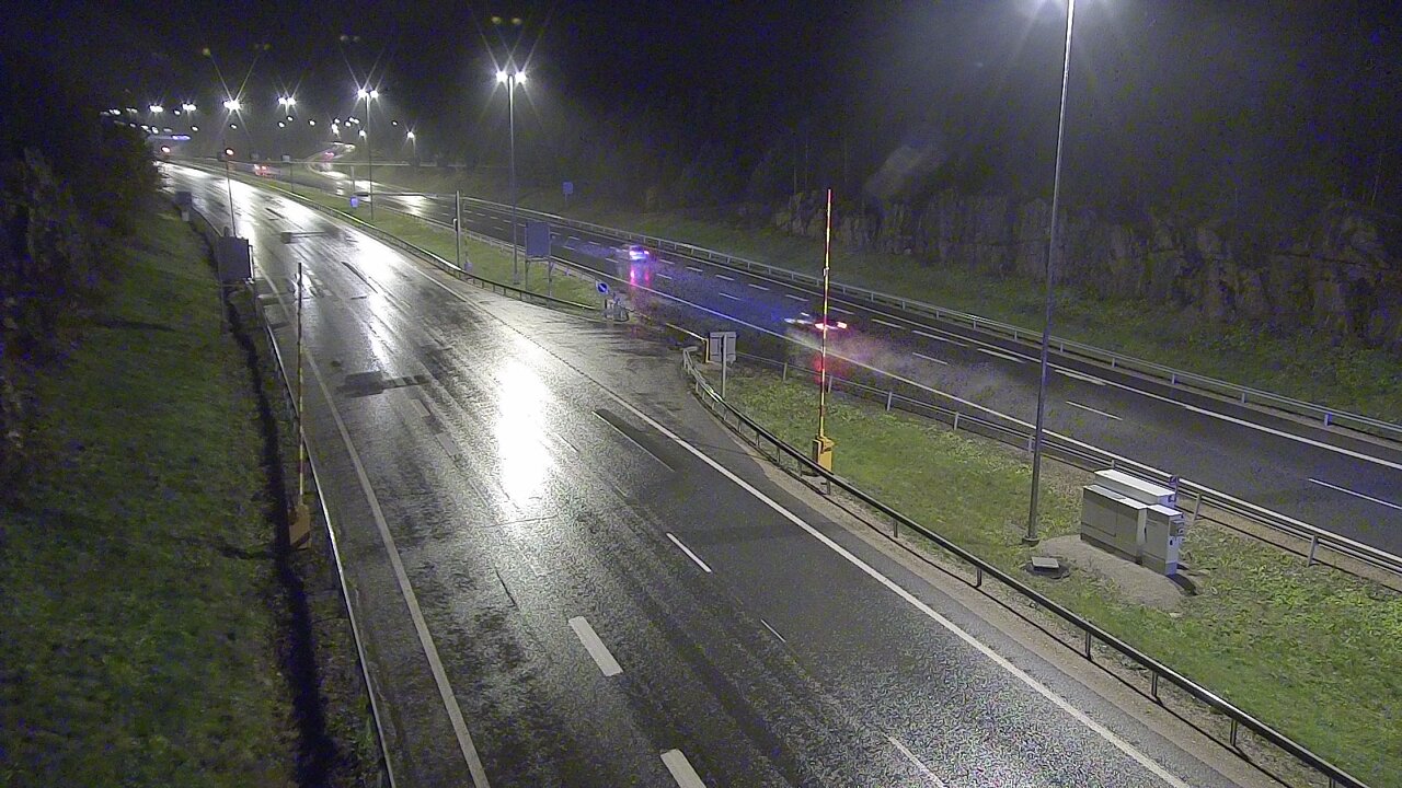 Kelikamerat Kuva Tie 1 Lohja, Tervakorpi, puomi länsi, Lohja, Uusimaa