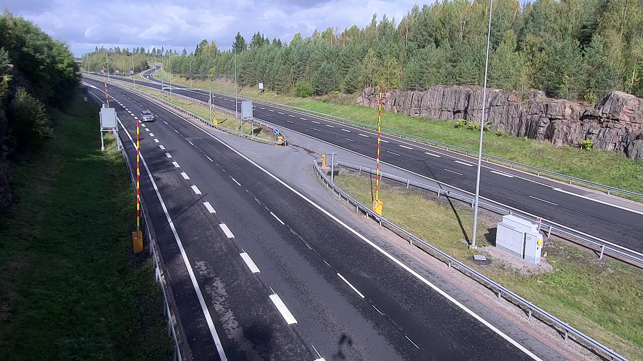 Weather Camera Image Väg 1 Lojo, Tervakorpi, puomi länsi, Lohja, Uusimaa
