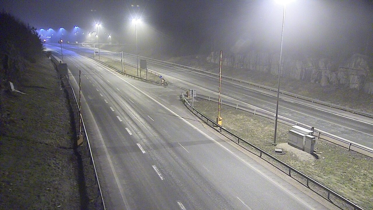 Kelikamerat Kuva Tie 1 Lohja, Tervakorpi, puomi länsi, Lohja, Uusimaa