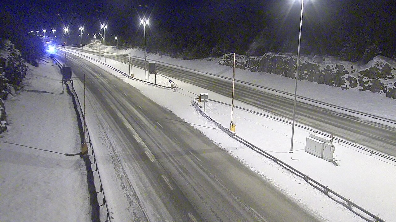 Kelikamerat Kuva Tie 1 Lohja, Tervakorpi, puomi länsi, Lohja, Uusimaa