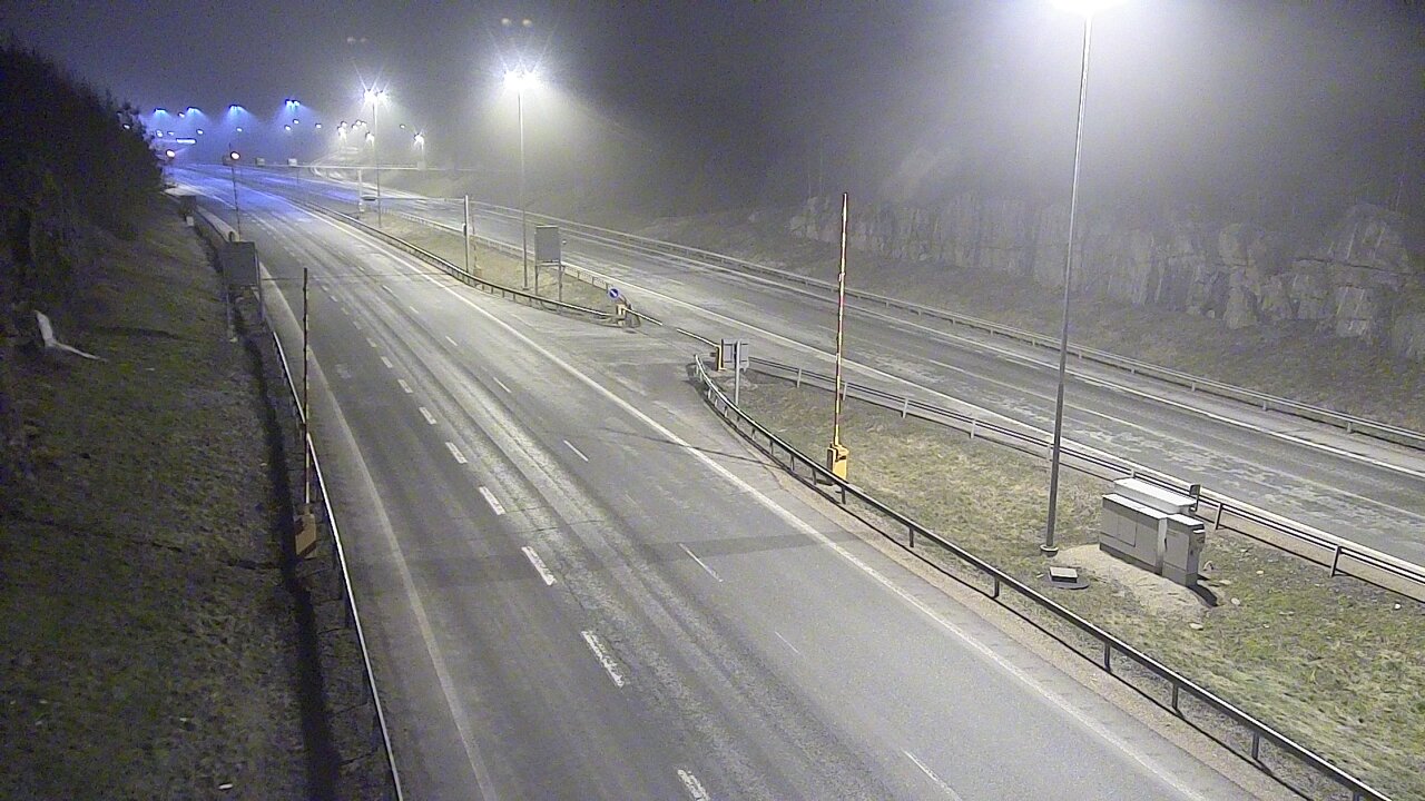 Kelikamerat Kuva Tie 1 Lohja, Tervakorpi, puomi länsi, Lohja, Uusimaa