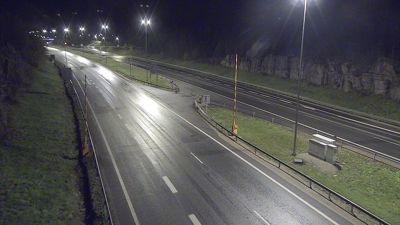 Kelikamerat Kuva Tie 1 Lohja, Tervakorpi, puomi länsi, Lohja, Uusimaa