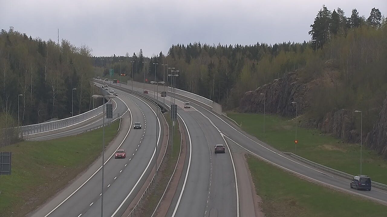 Weather Camera Image Väg 1 Lojo, Karnais, Lohja, Uusimaa