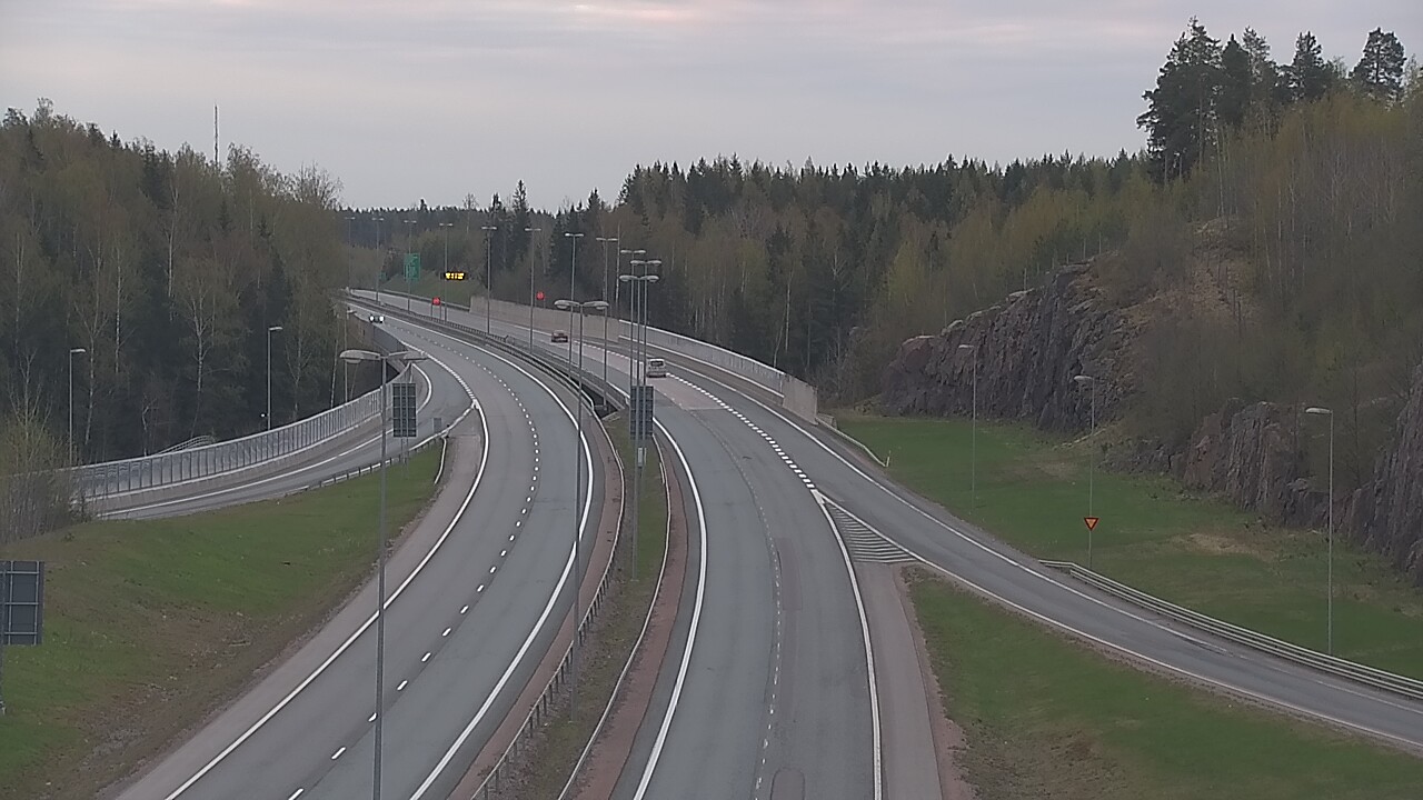 Weather Camera Image Väg 1 Lojo, Karnais, Lohja, Uusimaa