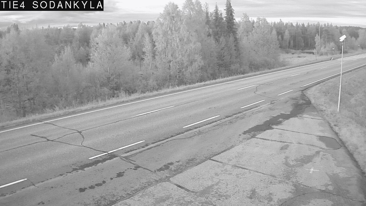 Weather Camera Image Road 5 4 Sodankylä, Petäjämaa, Sodankylä, Lappi