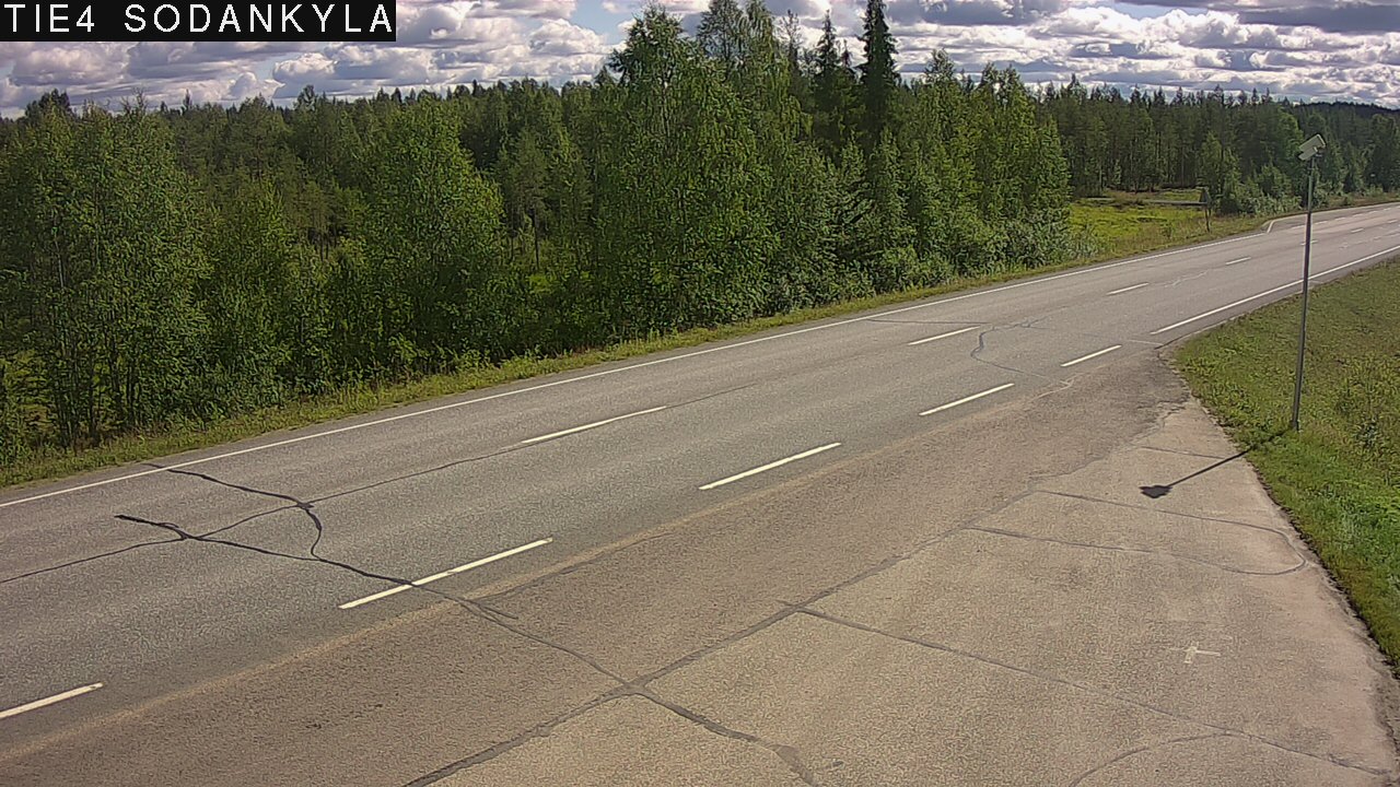 Weather Camera Image Väg 4 Sodankylä, Petäjämaa, Sodankylä, Lappi