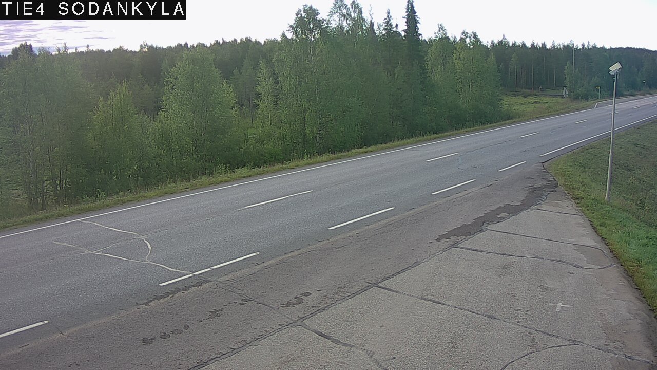 Weather Camera Image Road 5 4 Sodankylä, Petäjämaa, Sodankylä, Lappi