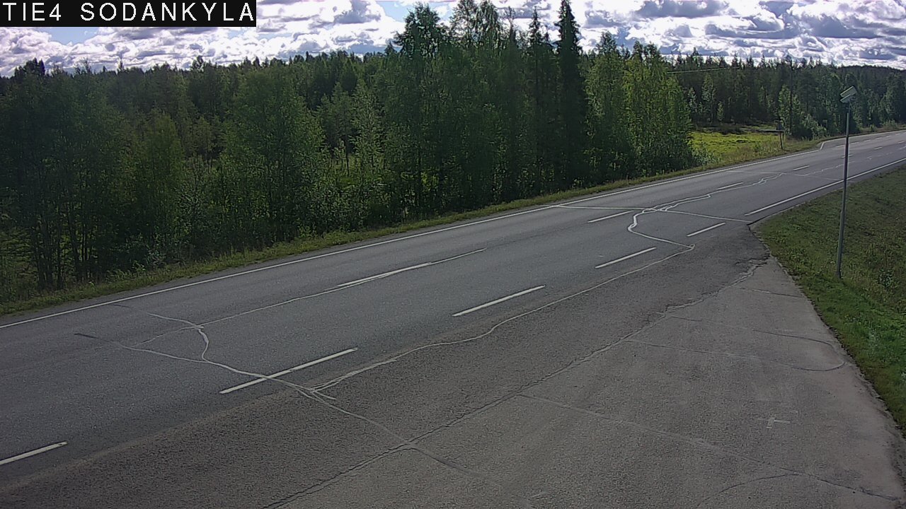 Weather Camera Image Road 5 4 Sodankylä, Petäjämaa, Sodankylä, Lappi