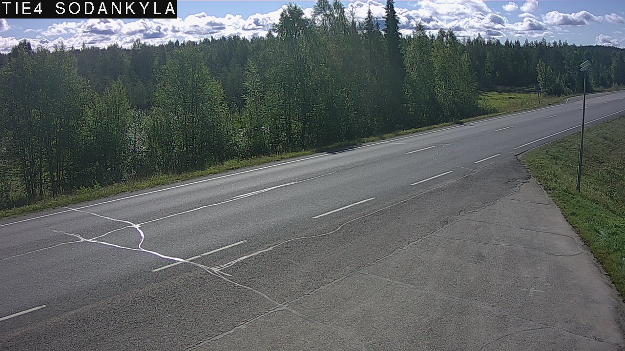Weather Camera Image Road 5 4 Sodankylä, Petäjämaa, Sodankylä, Lappi