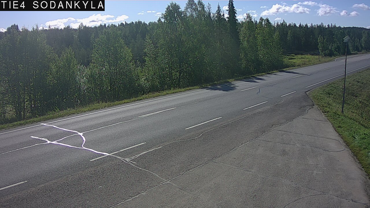 Weather Camera Image Road 5 4 Sodankylä, Petäjämaa, Sodankylä, Lappi