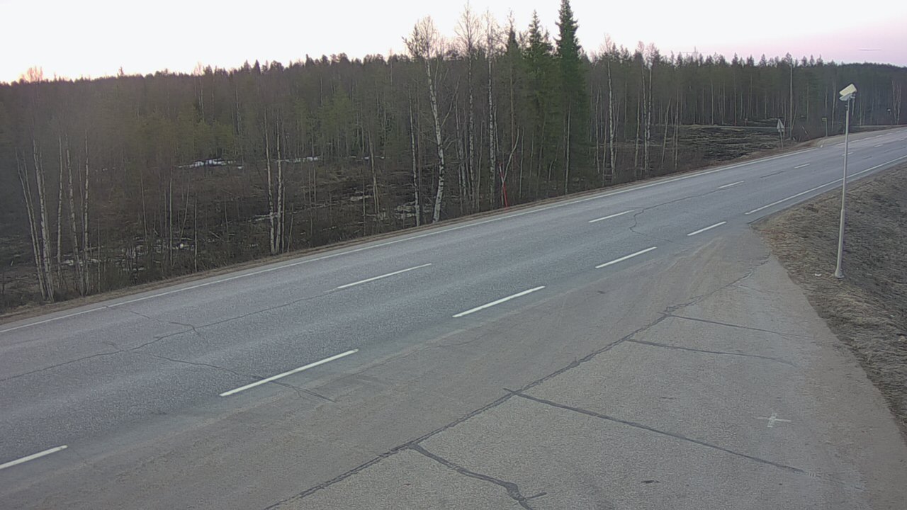 Weather Camera Image Road 5 4 Sodankylä, Petäjämaa, Sodankylä, Lappi