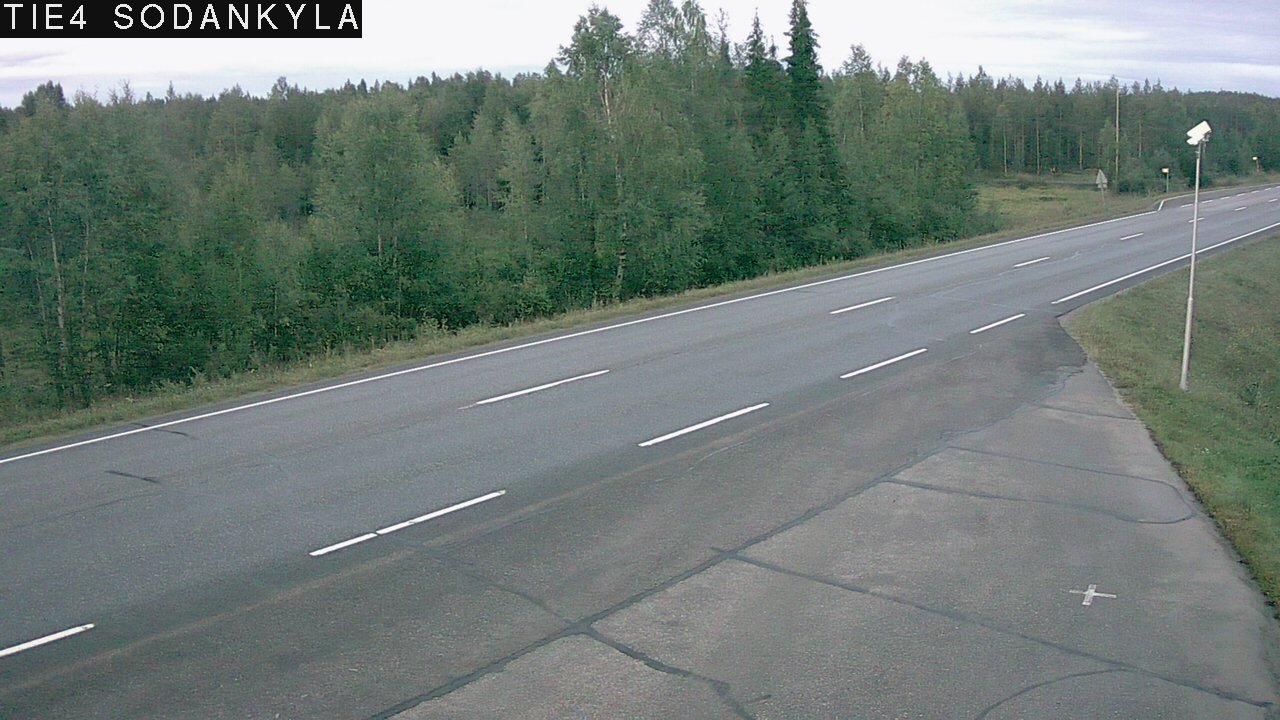 Weather Camera Image Road 5 4 Sodankylä, Petäjämaa, Sodankylä, Lappi