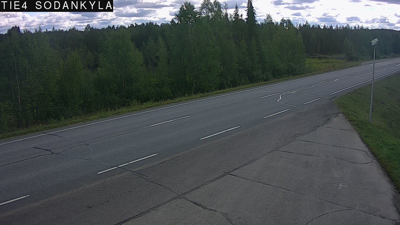Weather Camera Image Väg 4 Sodankylä, Petäjämaa, Sodankylä, Lappi