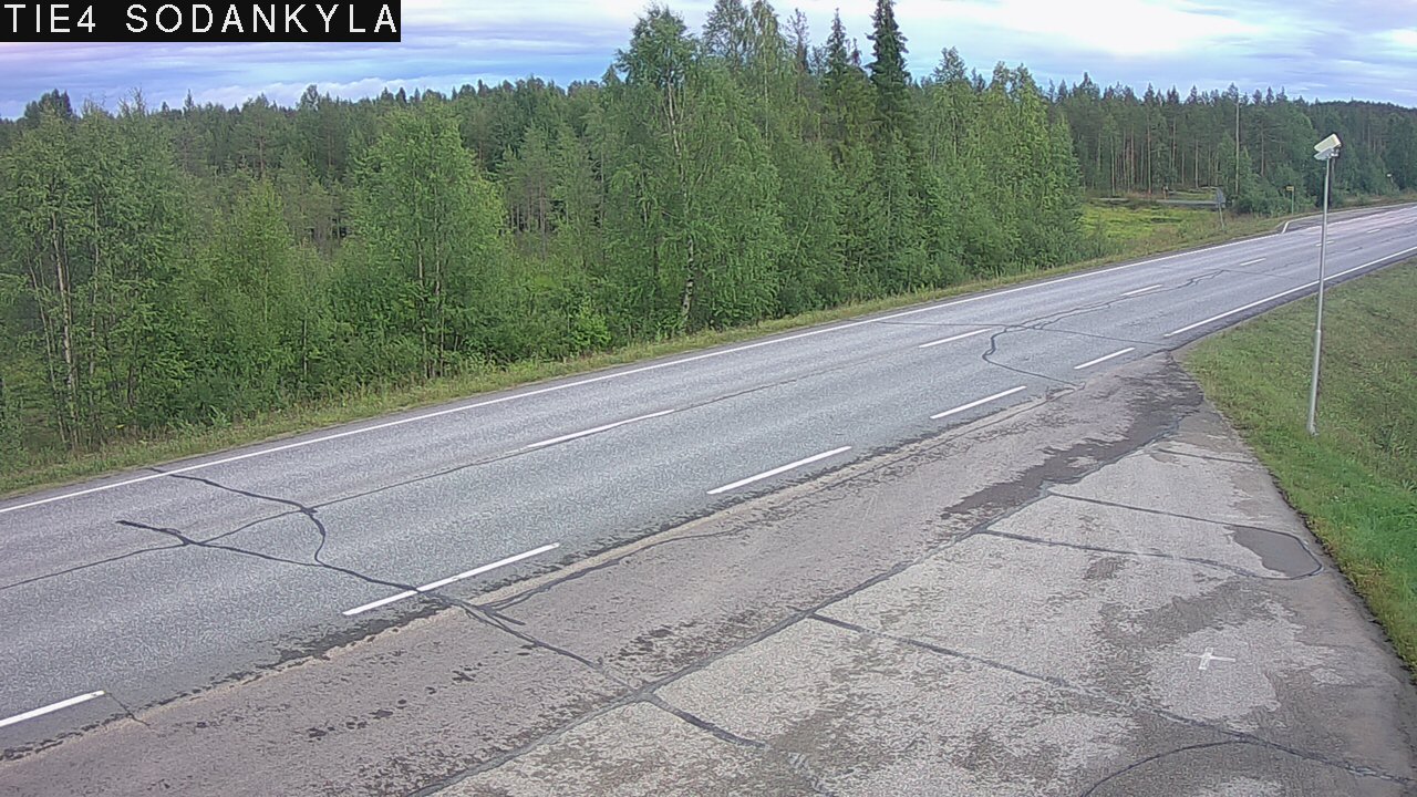 Weather Camera Image Road 5 4 Sodankylä, Petäjämaa, Sodankylä, Lappi
