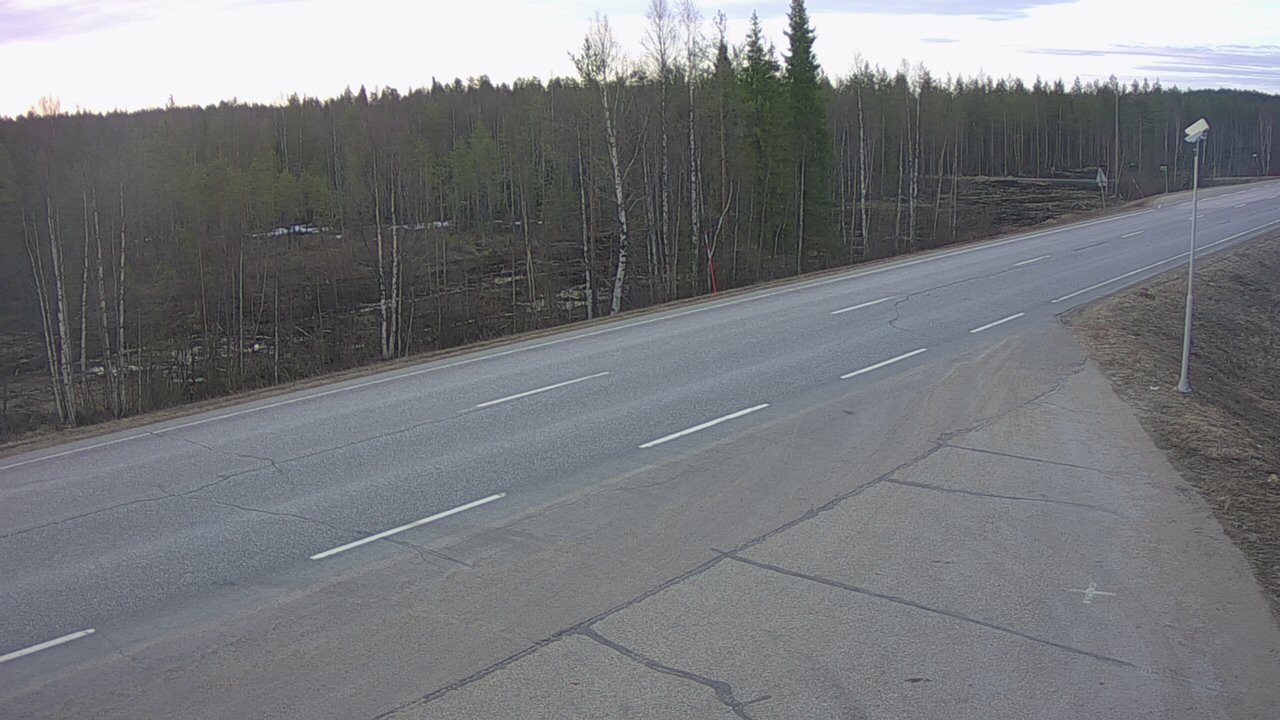Weather Camera Image Road 5 4 Sodankylä, Petäjämaa, Sodankylä, Lappi