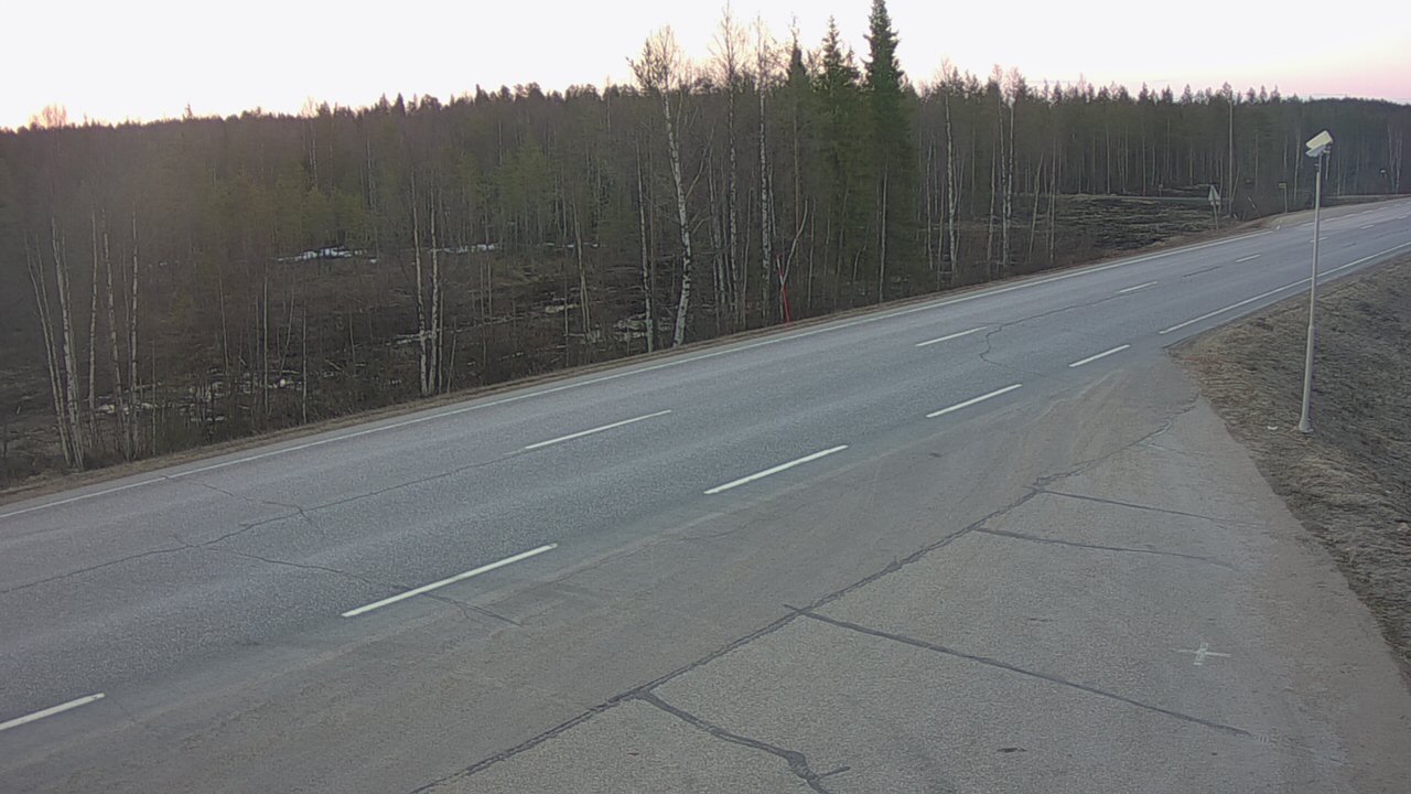Weather Camera Image Road 5 4 Sodankylä, Petäjämaa, Sodankylä, Lappi