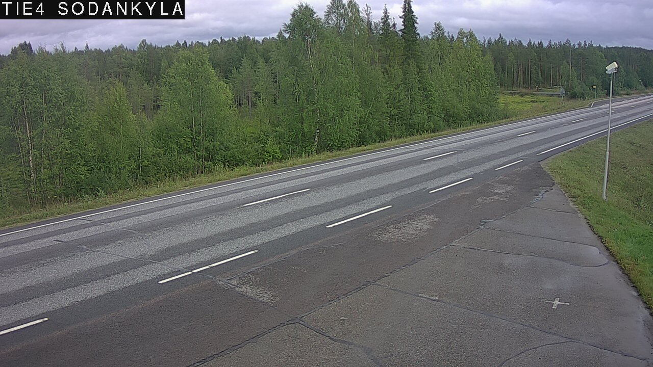 Weather Camera Image Road 5 4 Sodankylä, Petäjämaa, Sodankylä, Lappi