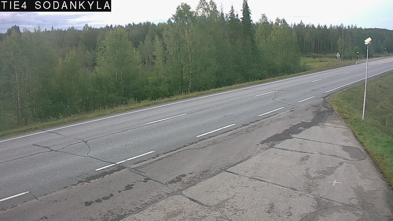 Weather Camera Image Road 5 4 Sodankylä, Petäjämaa, Sodankylä, Lappi