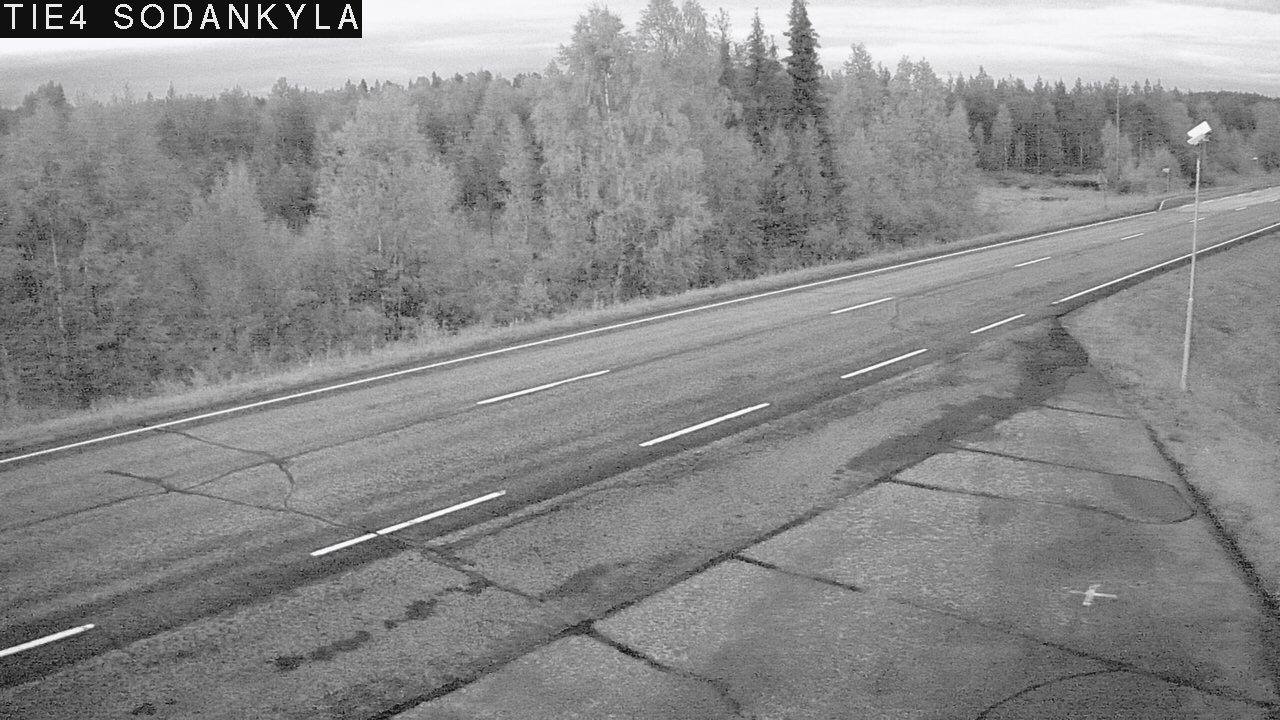Weather Camera Image Road 5 4 Sodankylä, Petäjämaa, Sodankylä, Lappi