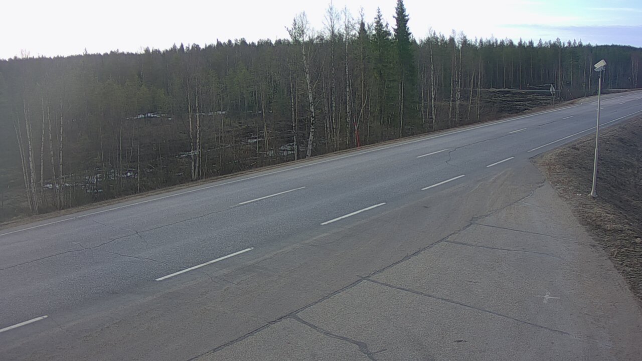 Weather Camera Image Road 5 4 Sodankylä, Petäjämaa, Sodankylä, Lappi