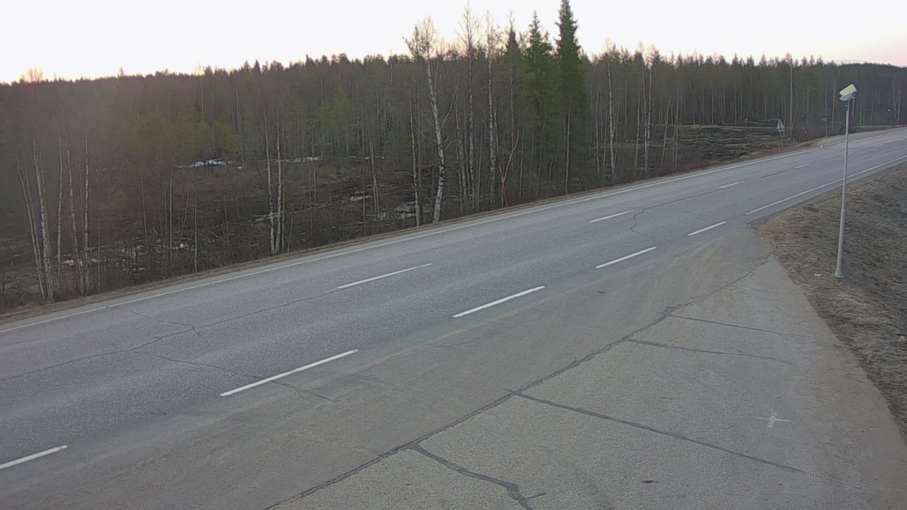 Weather Camera Image Road 5 4 Sodankylä, Petäjämaa, Sodankylä, Lappi