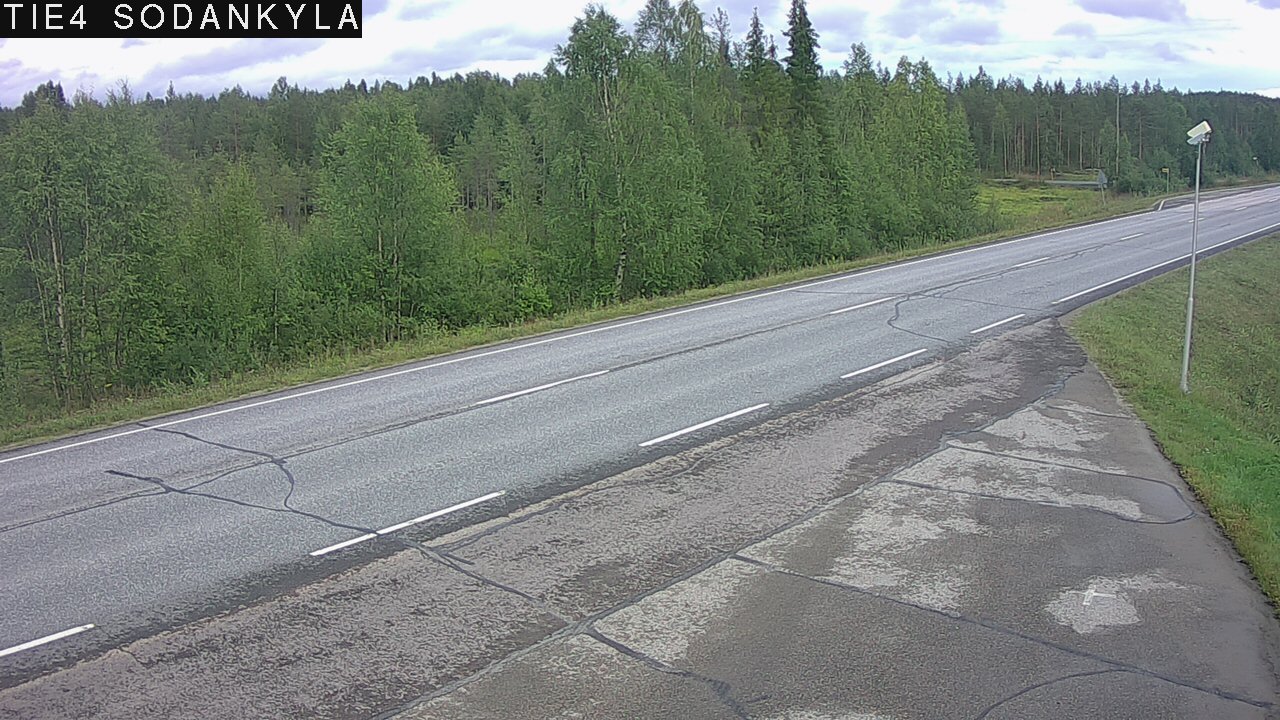 Weather Camera Image Road 5 4 Sodankylä, Petäjämaa, Sodankylä, Lappi