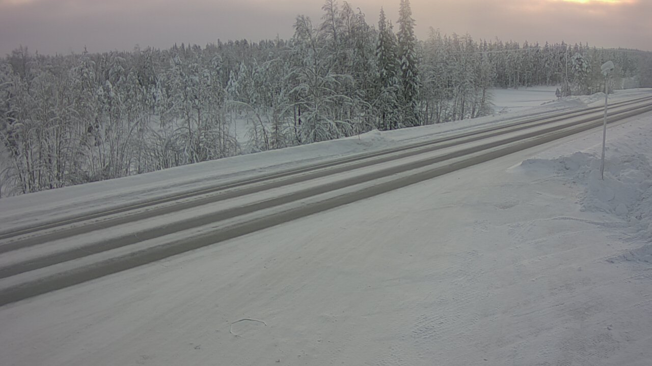 Weather Camera Image Road 5 4 Sodankylä, Petäjämaa, Sodankylä, Lappi