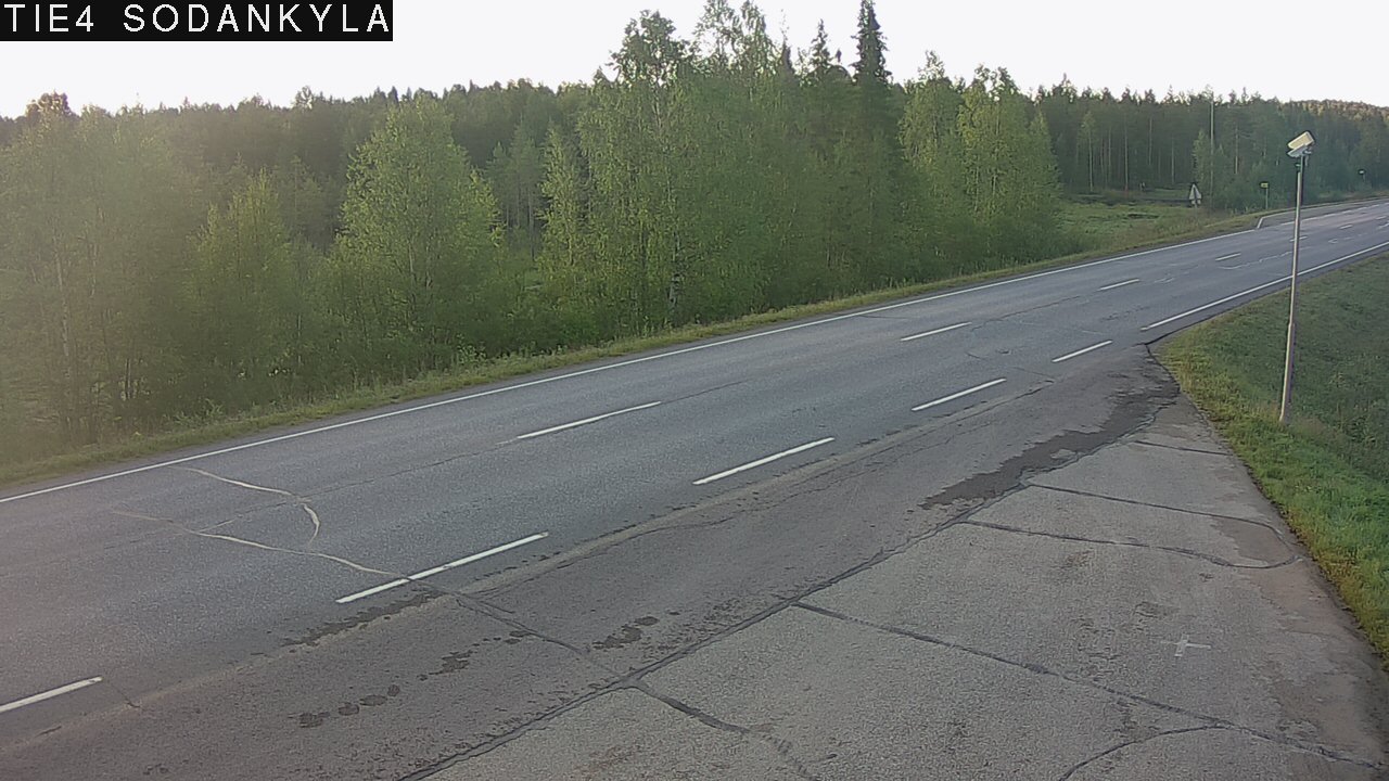 Weather Camera Image Road 5 4 Sodankylä, Petäjämaa, Sodankylä, Lappi