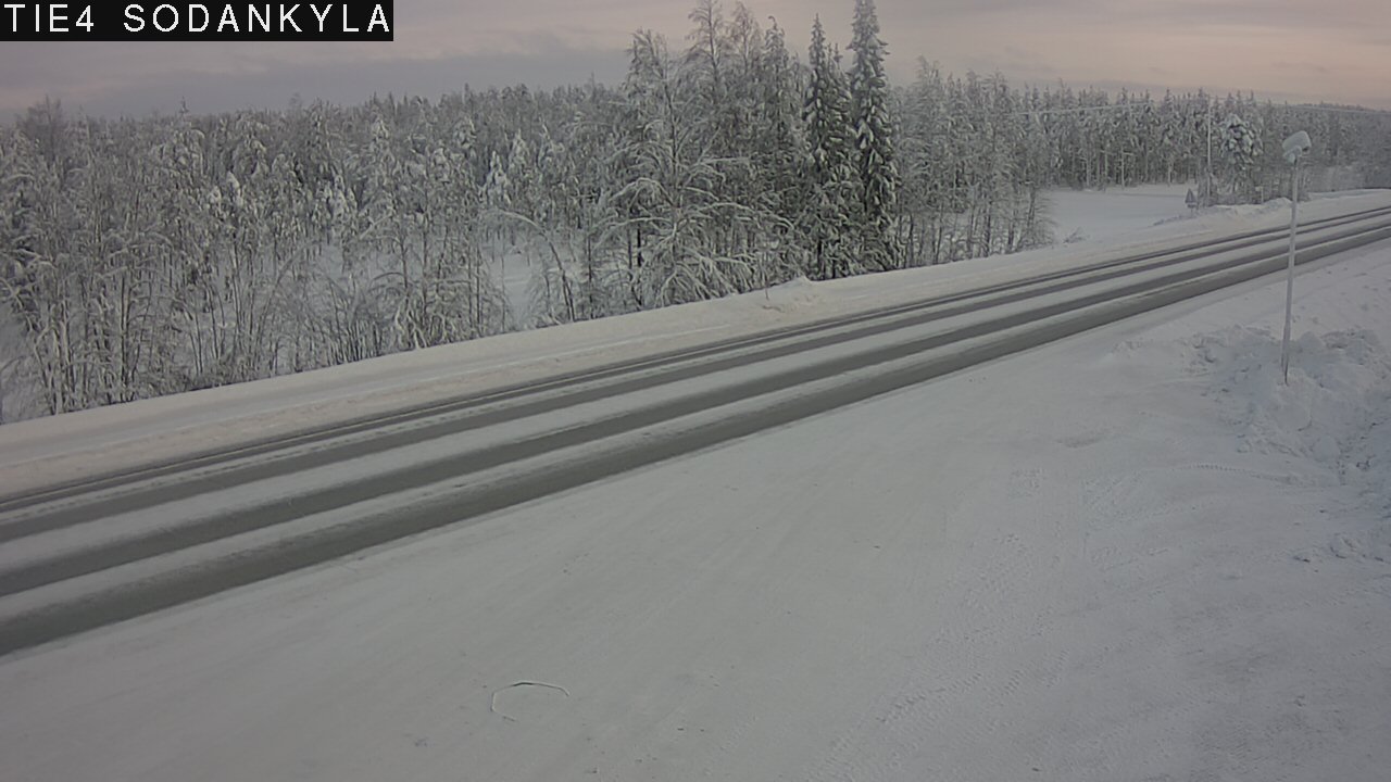 Weather Camera Image Road 5 4 Sodankylä, Petäjämaa, Sodankylä, Lappi