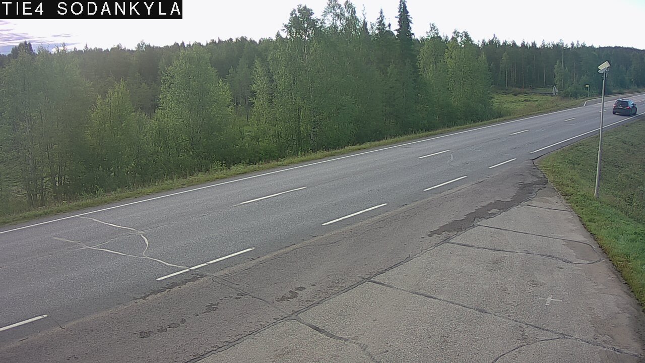 Weather Camera Image Road 5 4 Sodankylä, Petäjämaa, Sodankylä, Lappi