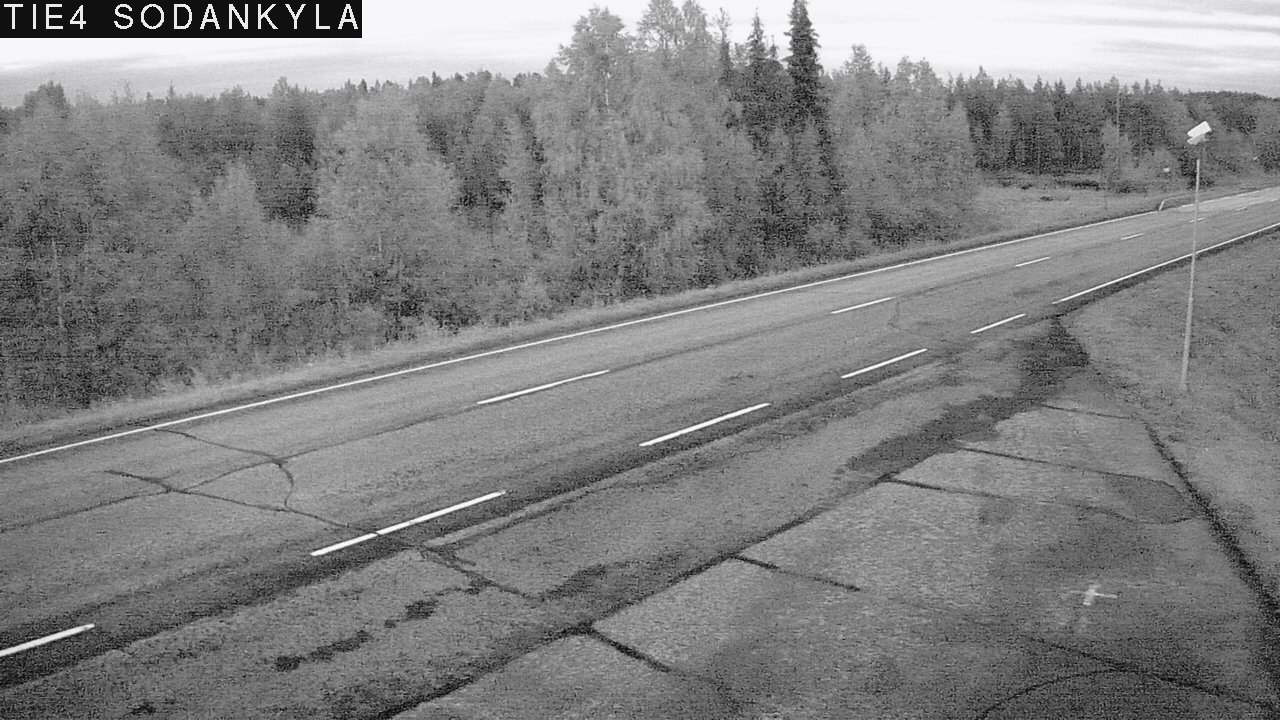Weather Camera Image Road 5 4 Sodankylä, Petäjämaa, Sodankylä, Lappi