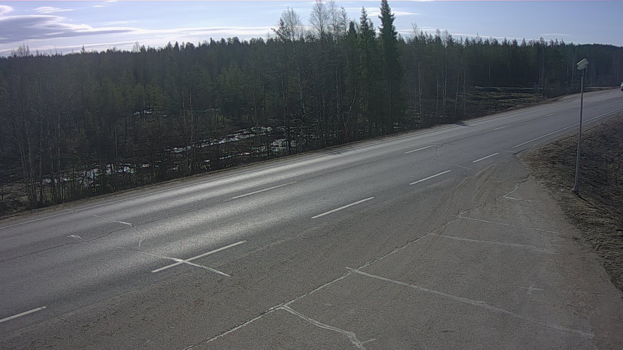 Weather Camera Image Road 5 4 Sodankylä, Petäjämaa, Sodankylä, Lappi