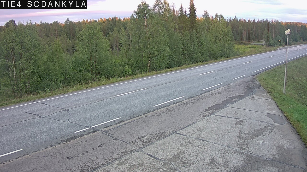 Weather Camera Image Road 5 4 Sodankylä, Petäjämaa, Sodankylä, Lappi
