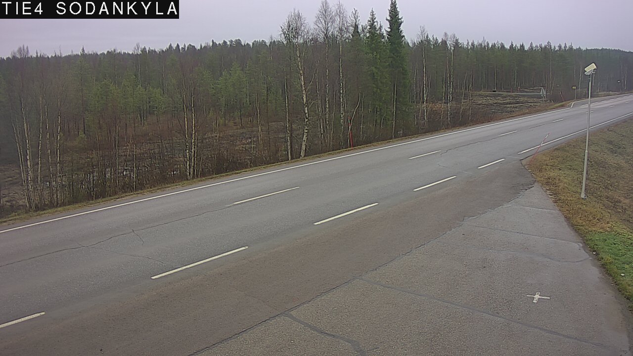 Weather Camera Image Road 5 4 Sodankylä, Petäjämaa, Sodankylä, Lappi