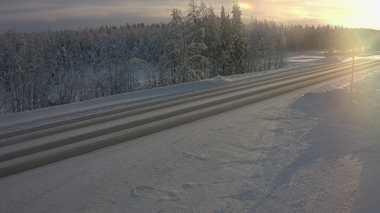Weather Camera Image Road 5 4 Sodankylä, Petäjämaa, Sodankylä, Lappi