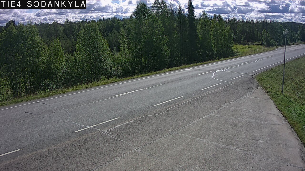 Weather Camera Image Road 5 4 Sodankylä, Petäjämaa, Sodankylä, Lappi