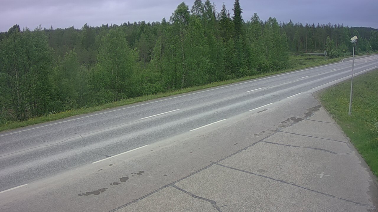 Weather Camera Image Road 5 4 Sodankylä, Petäjämaa, Sodankylä, Lappi