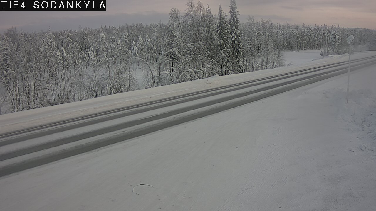 Weather Camera Image Road 5 4 Sodankylä, Petäjämaa, Sodankylä, Lappi