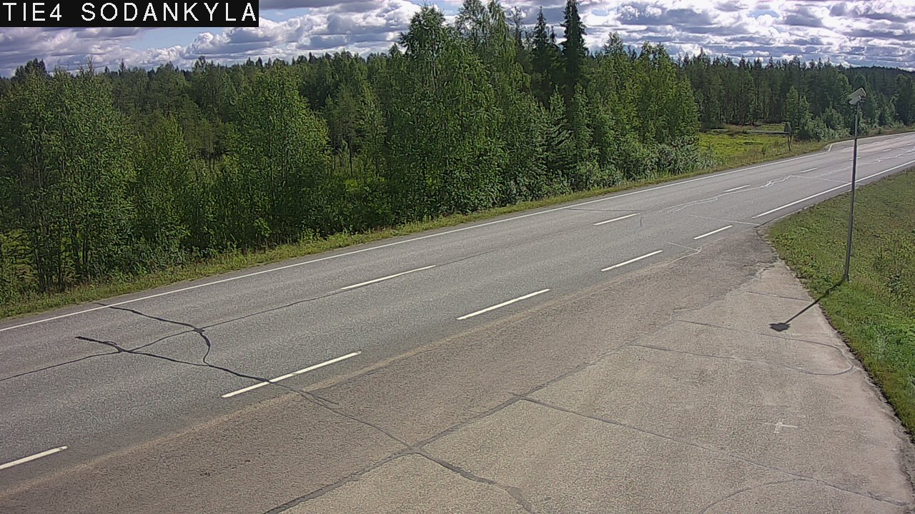 Weather Camera Image Väg 4 Sodankylä, Petäjämaa, Sodankylä, Lappi